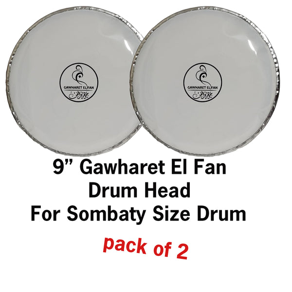 Gawharet El Fan Darbuka Doumbek Drum Heads (Pair Of 2 Gawharet El