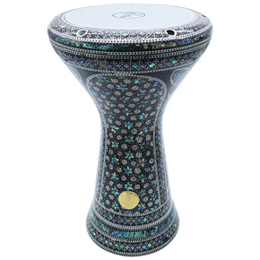 The 21'' Majoris Sombaty XL Gawharet El Fan Darbuka With Real Blue Mother of Pearl
