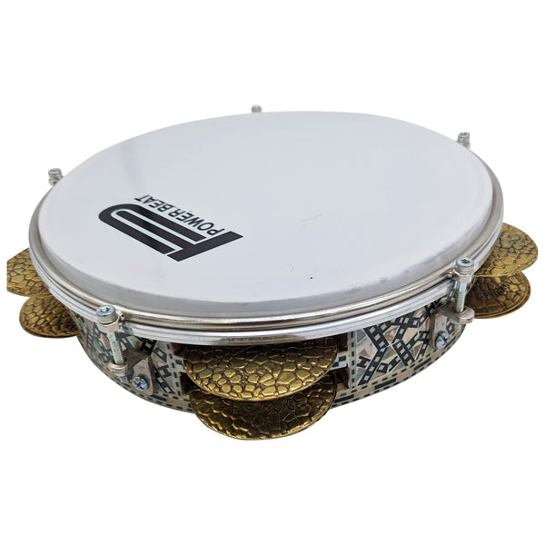 レク（リク／アラブタンバリン）　GAWHARET EL FAN 木製 Gawharet El Fan - Pro Riq Tambourine Mother Of Pearl Design
