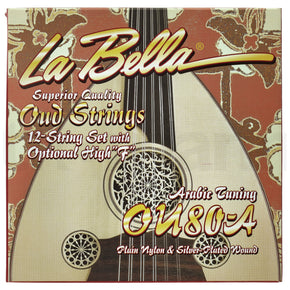 La Bella - OU80A Oud -12- Naylon String Set, Arabic Tuning