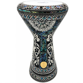 The Poseidon NG 2.0 Sombaty Gawharet El Fan 18.5" Darbuka With Real Blue Mother of Pearl