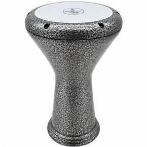 17.75" Black Metal Gawharet El Fan Darbuka Doumbek
