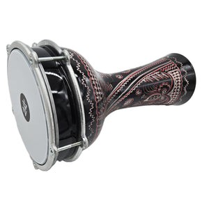 The Zaza Percussion- 16'' Copper Engraved Aluminum Darbuka Doumbek