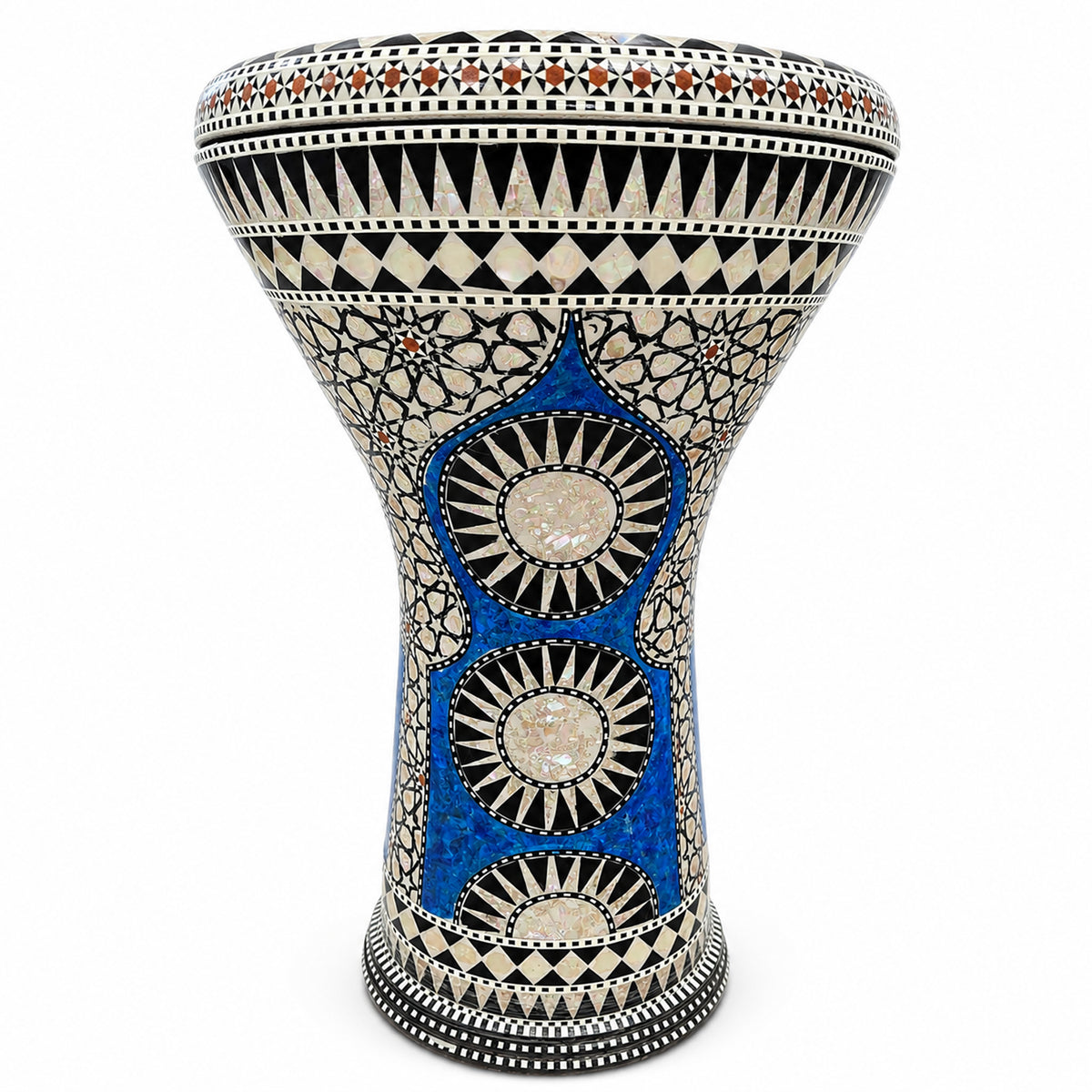 The 17'' Blue Spark Gawharet El Fan Darbuka Doumbek
