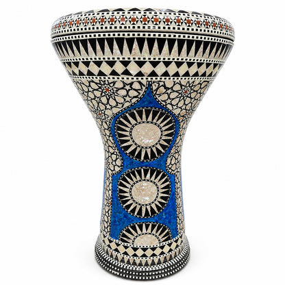The 17'' Blue Spark Gawharet El Fan Darbuka Doumbek