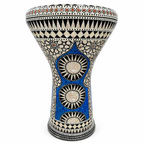 The 17'' Blue Spark Gawharet El Fan Darbuka Doumbek