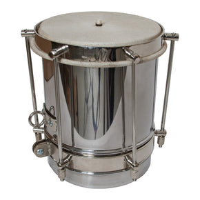 DOBANI Steel Plated Brass Cuica w/ Goatskin Head 7-by-5-Inch