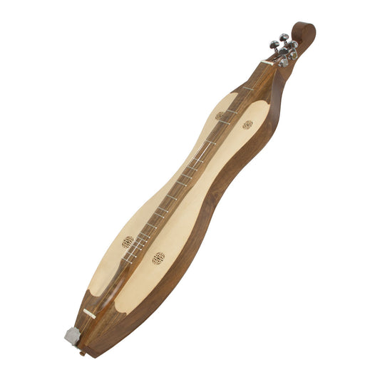 Grace Mountain Dulcimer 4-String Vaulted Fretboard Spruce Knotwork - Walnut