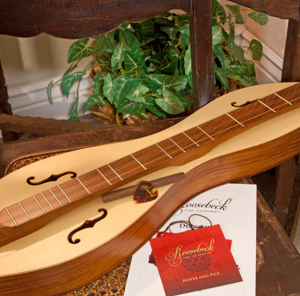 Roosebeck Mountain Dulcimer 5-String Cutaway Upper Bout F-Holes Scroll ...