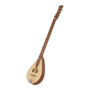 Roosebeck Wildwood Dulcimer Sheesham 3 Round Sound Holes Flat Pegbox