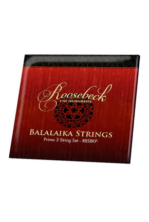 Roosebeck Prima Balalaika String Set w/ 1 Ball-End Steel and 2 Straight-End Titanium Strings