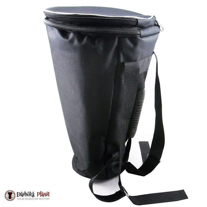The 17.75'' Stunning Metallic Black Gawharet El Fan Darbuka Doumbek