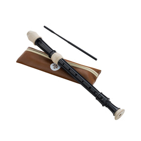 ZAZA- High-Quality Alto Recorder with Zipper Bag, Cleaning Rod, and Grease