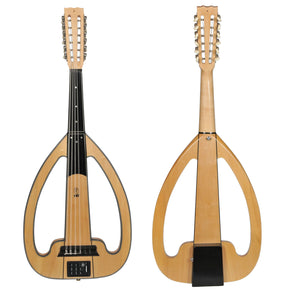 Amazing!!  Electric Silent Oud  Maple Guitar Tuners + Soft Case