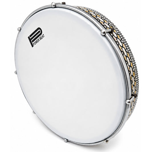 The 16'' Gawharet El Fan Super Professional Egyptian Mosaic Mop Bandir With Advance Tuning Lugs - (BANS13)