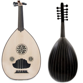 Beginner Oud –  Black/Walnut Glossy Finish