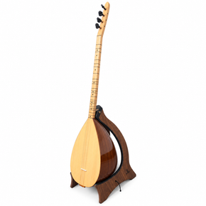 Handcrafted Turkish Long Neck Baglama Saz- Mahogany- TALI-LB