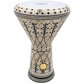 Gawharet El Fan 20" Mother of Pearl Dohola – Professional Egyptian Bass Darbuka (DOH-1)