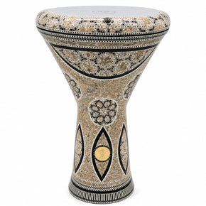 Gawharet El Fan 20" Mother of Pearl Dohola – Professional Egyptian Bass Darbuka (DOH-3)