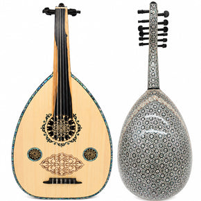 Gawharet El Fan Green Mother Of Pearl Deluxe Egyptian Oud- GOU-39