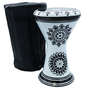 The 18''  Zaza Percussion Horizon - Egypt Style Darbuka Doumbek - Black Star- Blemish