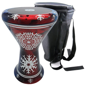 The 18'' Zaza Percussion Horizon Sombaty Size - Egypt Style Darbuka Doumbek - (Blue Sunset-9'')