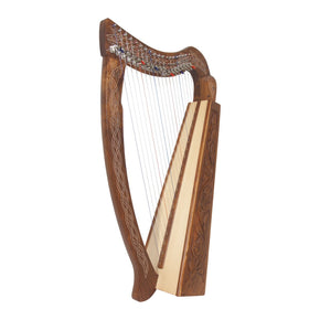 Roosebeck Pixie 19-String Celtic Harp with Chelby Levers – Sheesham