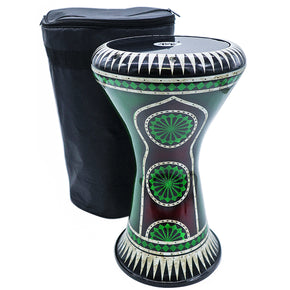 The 18''  Zaza Percussion Horizon - Egypt Style Darbuka Doumbek - Liquid Green