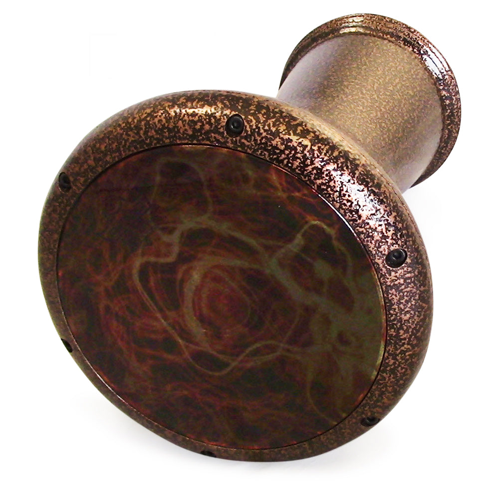 17.75" Copper Metal Gawharet El Fan Darbuka Doumbek With REMO 8.75" Skin Head