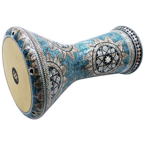 17.5'' Sea Wave New Generation - Zaza Percussion Darbuka Doumbek with Syntactic Goat Drum Head