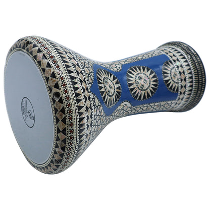 The 17'' Blue Spark Gawharet El Fan Darbuka Doumbek