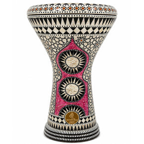 The 17'' Pink Acrux Gawharet El Fan Darbuka Doumbek