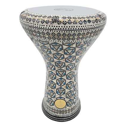 The 17'' Blue Heng Gawharet El Fan Darbuka Doumbek