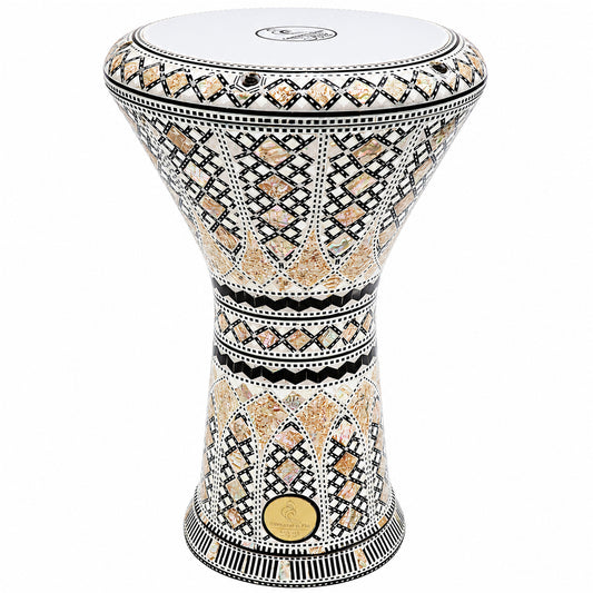 17.5'' NG2.0 Crown Gawharet El Fan Mother of Pearl Darbuka Doumbek