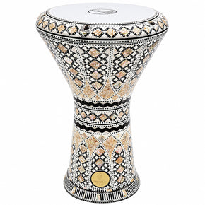 17.5'' NG2.0 Crown Gawharet El Fan Mother of Pearl Darbuka Doumbek