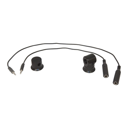 EnSoul Suction Pan Pickup G2, 12" & 18" Cables with 1/4 Female Jacks and a Suction Mount