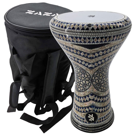 The 17'' Blue Eclipse New Generation - Zaza Percussion Darbuka Doumbek