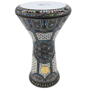 The 17.5'' NG2.0 Cygnus Darbuka Doumbek With Green Mother of Pearl Gawharet El Fan