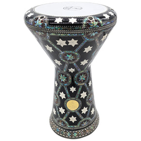The Scorpius NG 2.0 Sombaty Gawharet El Fan 18.5" Darbuka With Real Blue Mother of Pearl