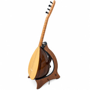Handcrafted Turkish Short Neck Baglama Saz- Chestnut Body- SIZ-SB