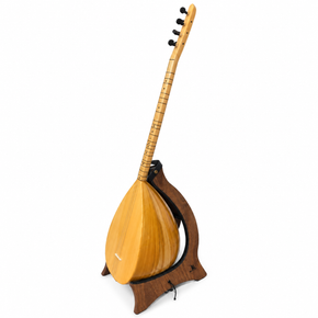 Handcrafted Turkish Long Neck Baglama Saz- Mulberry-TALI-LW