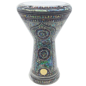 The Umbriel NG 2.0 Sombaty Gawharet El Fan 18.5" Darbuka With Real Blue Mother of Pearl