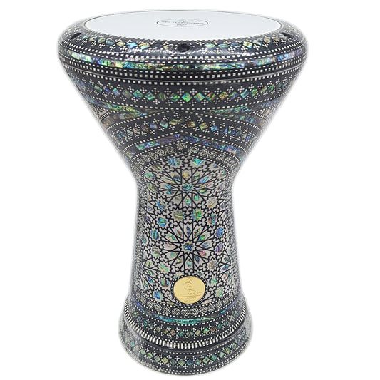 The Naiad NG 2.0 Sombaty Gawharet El Fan 18.5" Darbuka With Real Blue Mother of Pearl