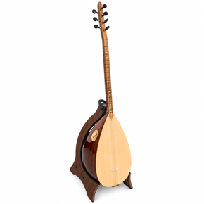Handcrafted Turkish Short Neck Baglama Saz- Mahogany - VYE-SB