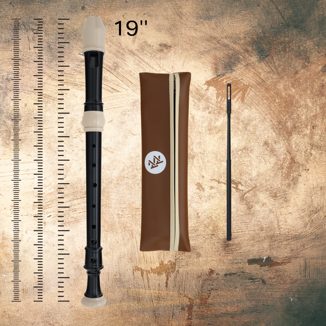 ZAZA- High-Quality Alto Recorder with Zipper Bag, Cleaning Rod ZAZA- High-Quality Alto Recorder with Zipper Bag, Cleaning Rod