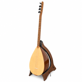Handcrafted Turkish Long Neck Baglama Saz- Mahogany - VYE-LB