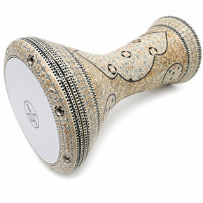The 21'' Izar Mother of Pearl Sombaty XL Gawharet El Fan Darbuka