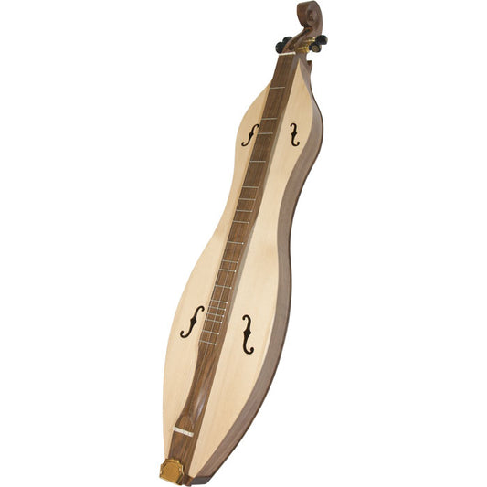 Emma Mountain Dulcimer 4-String Vaulted Fretboard Spruce F-Holes - Walnut