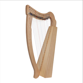 Roosebeck Pixie 19 String Celtic Harp Chelby Levers Lacewood Natural