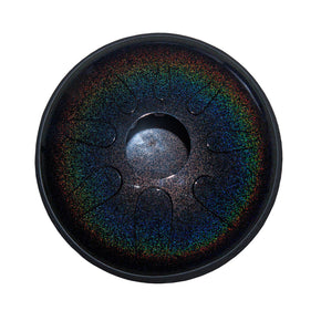 Idiopan Domina Pro 12-Inch 12-Note Tunable Steel Tongue Drum - Onyx Rainbow